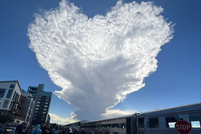 Nope, this isn’t AI – just a little extra love in the sky as our Employee Appreciation Special (EAS) rolled into Denver this year. Nope, this isn’t AI – just a little extra love in the sky as our Employee Appreciation Special (EAS) rolled into Denver this year.